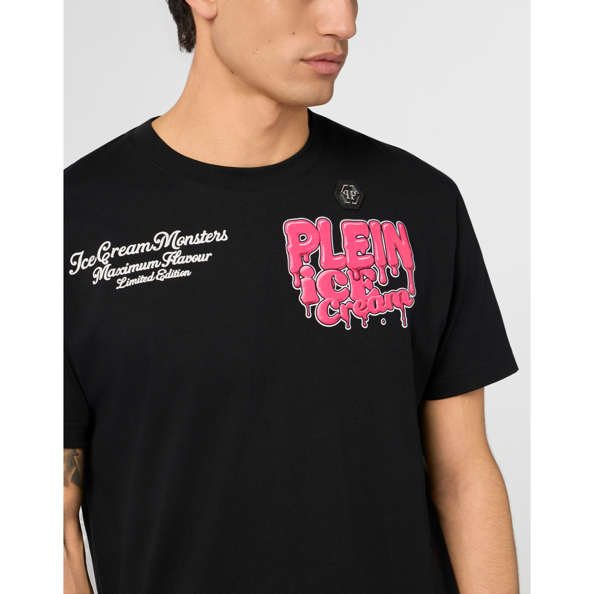 PHILIPP PLEIN Round Neck T-Shirt Gelato Monsters