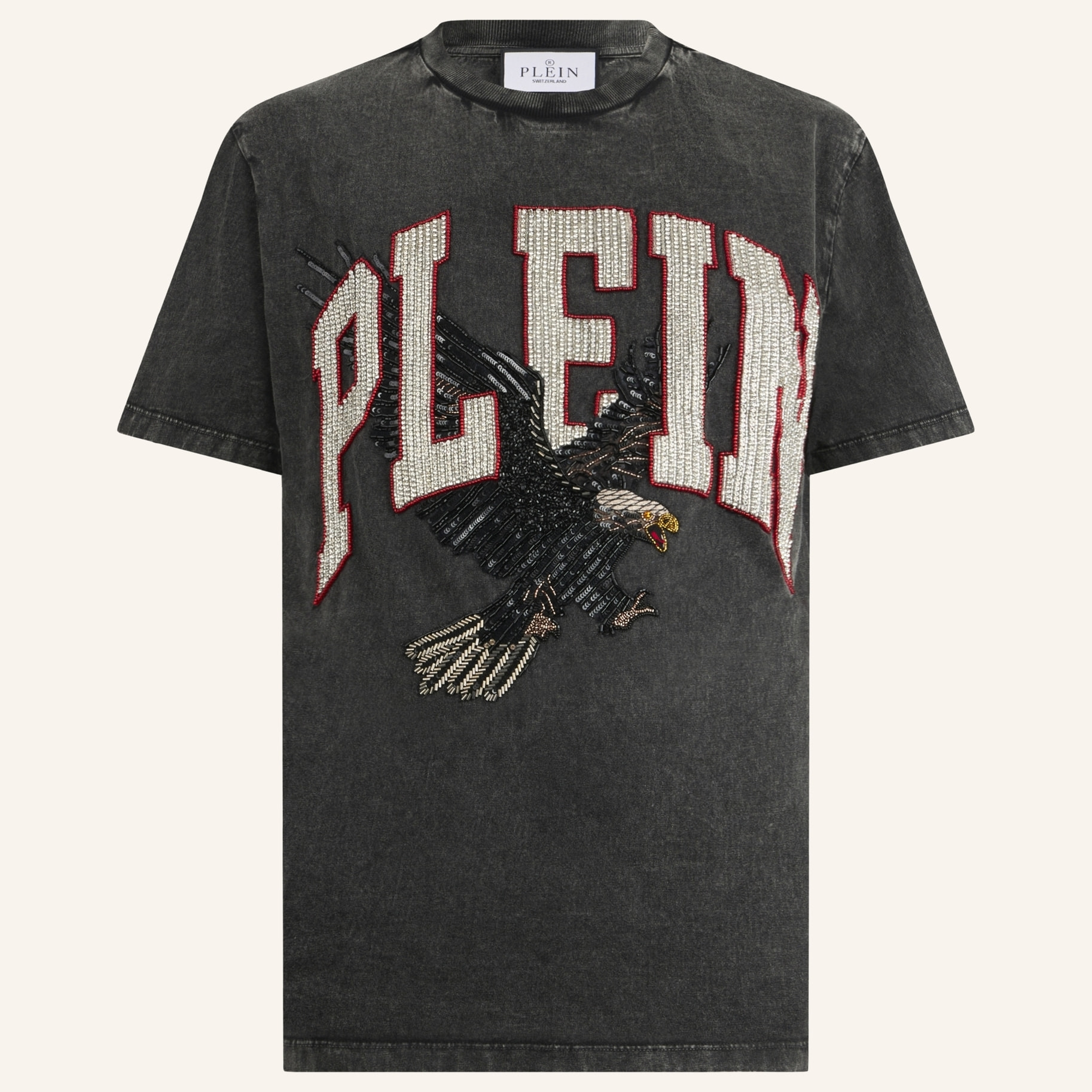 PHILIPP PLEIN T-shirt girocollo a maniche corte EAGLE