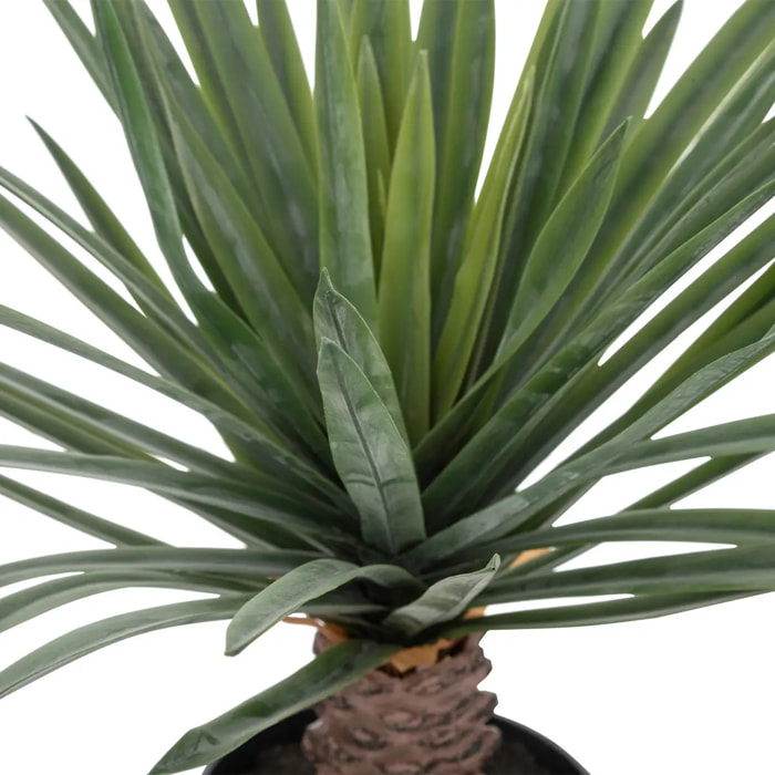 Palmier artificiel "Rivi" pot ciment H52cm