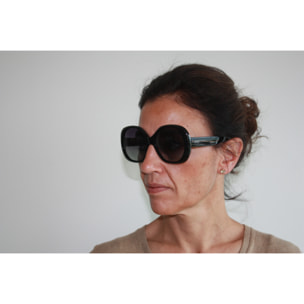Gafas de sol OCEAN ELISA - Negro brillante / Ahumada polarizados