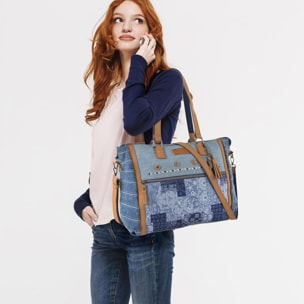 Bolso Shopper-Tote Lois Arcadia Azul