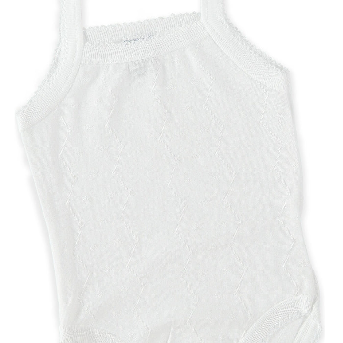 Body bebé tirantes finos algodón