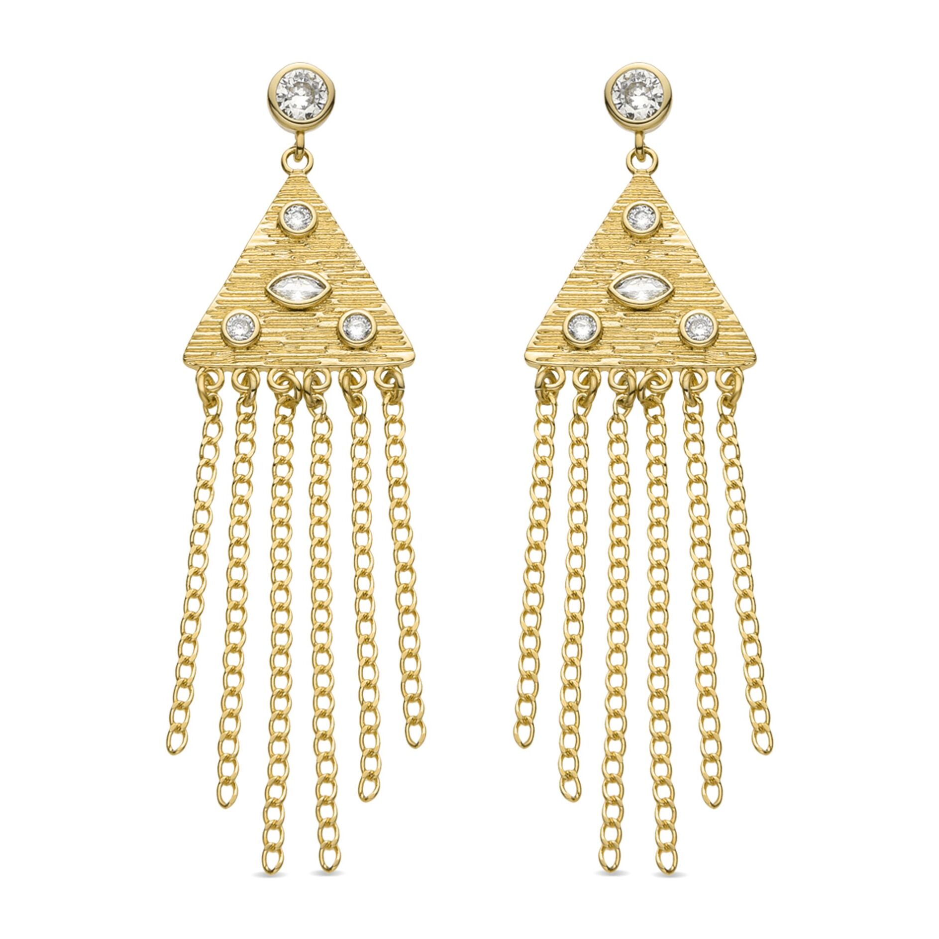 Pendientes Lux by Lux acabados oro 18k