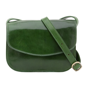 Borsa a tracolla da donna - Modello False - 100% pelle - 22.0 x 16.0 x 9.5 cm