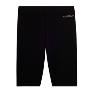 Leggings Biker in Jersey pesante con Logo FREDDY