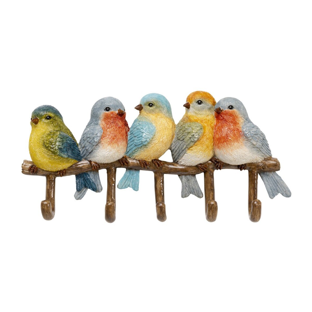 Portemanteau mural oiseaux 36cm Kare Design