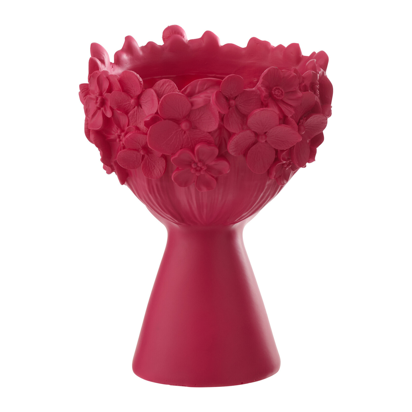 J-Line Cache-Pot Tête - polyrésine - fuchsia - small