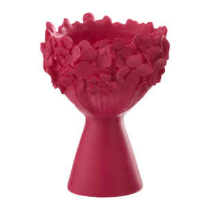 J-Line Cache-Pot Tête - polyrésine - fuchsia - small