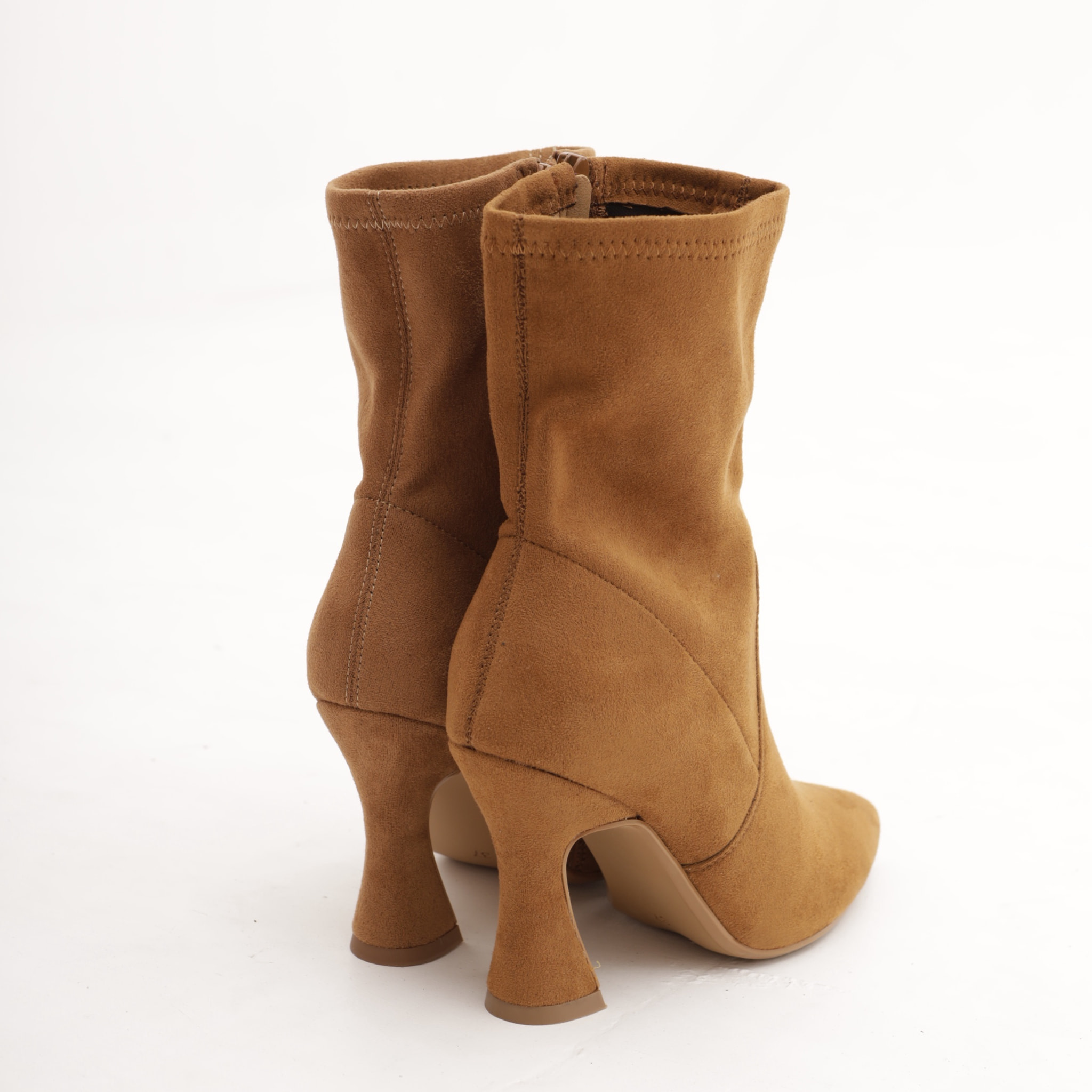 TRONCHETTO ELASTICIZZATO CUOIO