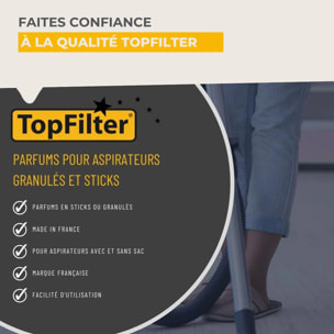 Sachets de granulés de parfum pour aspirateur à la vanille TopFilter