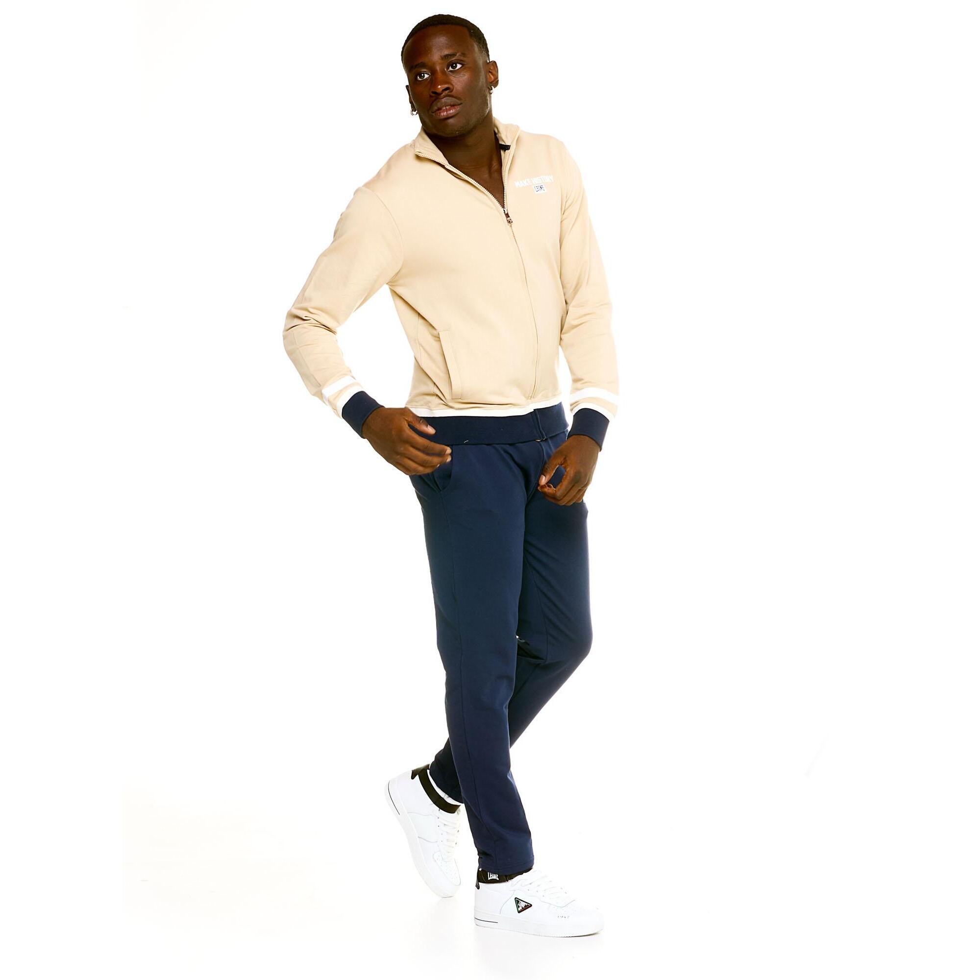 Chándal retro de hombre Leone con cremallera completa