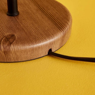 FOREST Lampe de table champignon vert 35cm