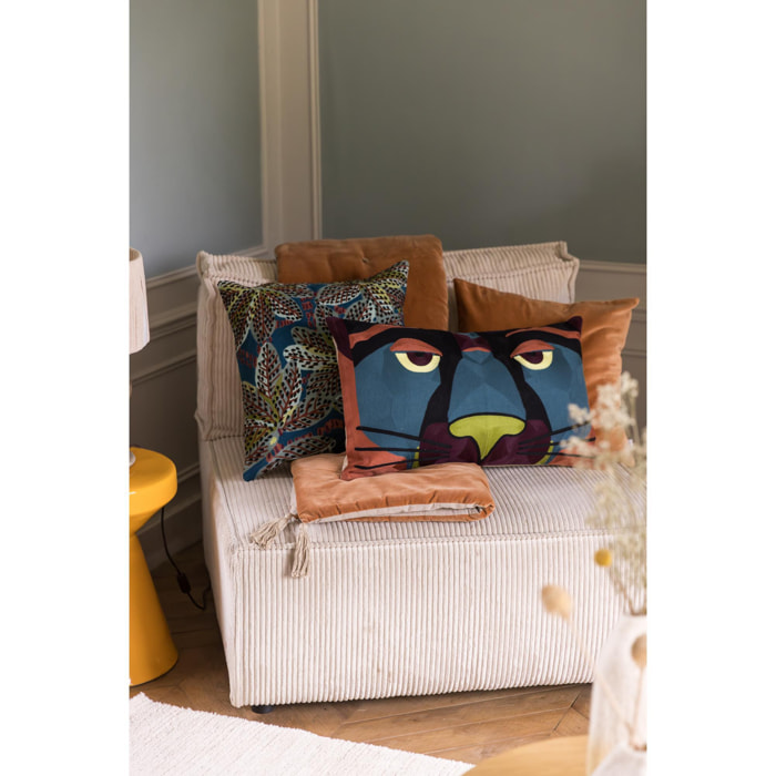 Coussin uni Elise