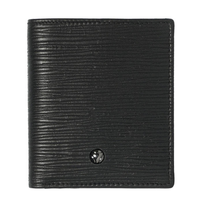 Portafoglio uomo in vera pelle - Modello Voltaire - Casual - 12.5 x 8.0 x 1.0 cm