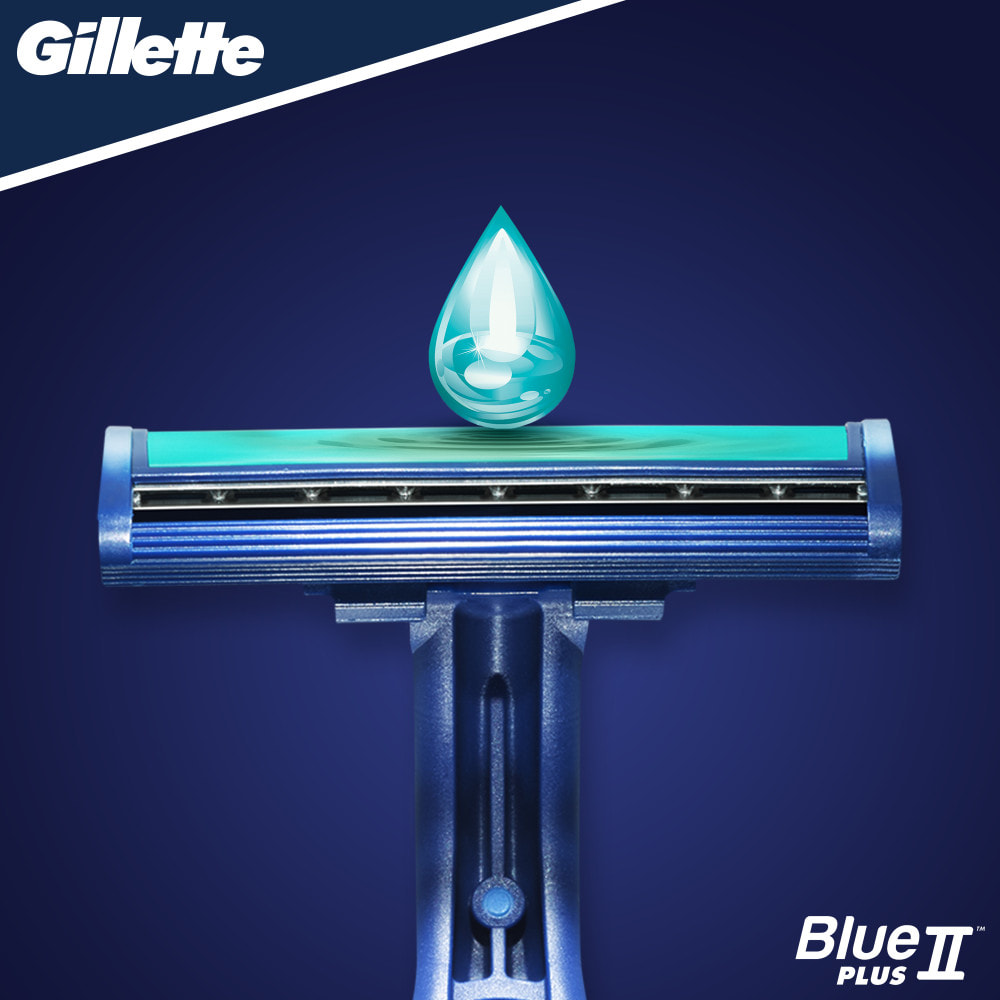 3x10 Rasoirs Jetables Gillette Blue II Plus