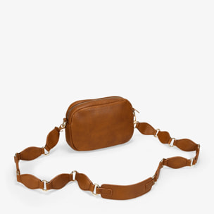 Bolso bandolera cuero asa con anillas