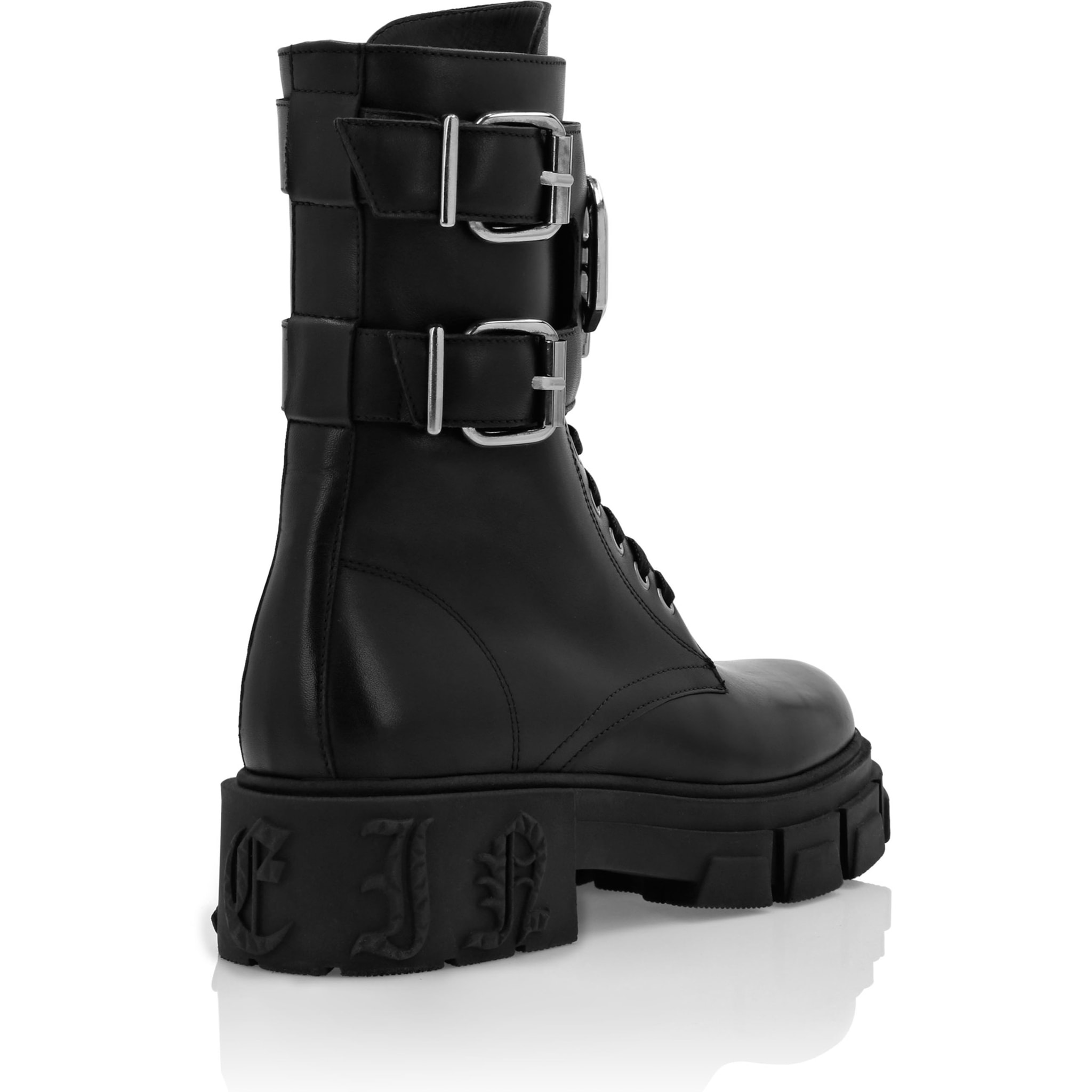 PHILIPP PLEIN Boots Mid Flat GOTHIC PLEIN
