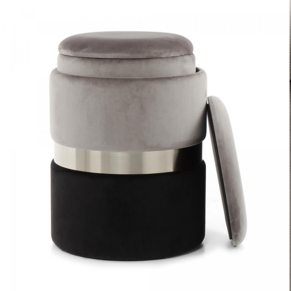 Lot de 2 tabourets DUPI Partiellement fabriqué à la main