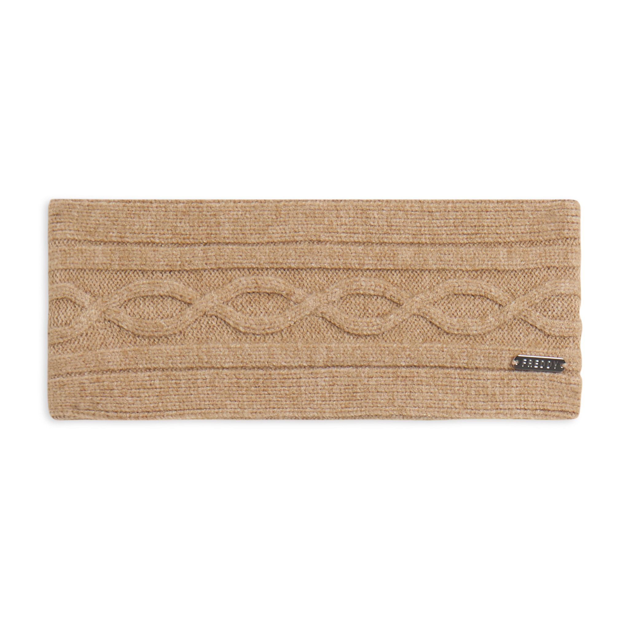 Fascia per capelli invernale con lavorazione a treccia