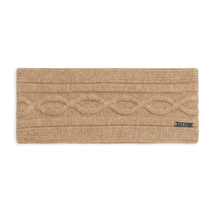 Fascia per capelli invernale con lavorazione a treccia