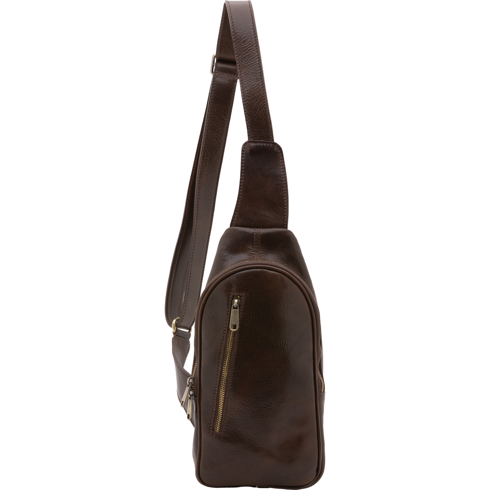 Borsa a tracolla  da uomo In Vera pelle Made in Italy 35x16x5 cm