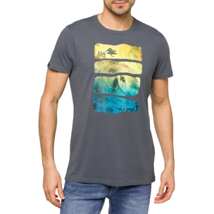 Camiseta de algodón 150 gr Hot Buttered Waves Gris