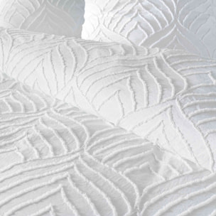 Parure de lit 3 pièces tufté - Blanc