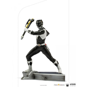 Power Rangers Bds Art Scale Statua 1/10 Black Ranger 17 Cm Iron Studios