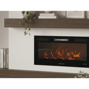 Chimenea panorámica insertable con salida de aire frontal CHE-650 PURLINE