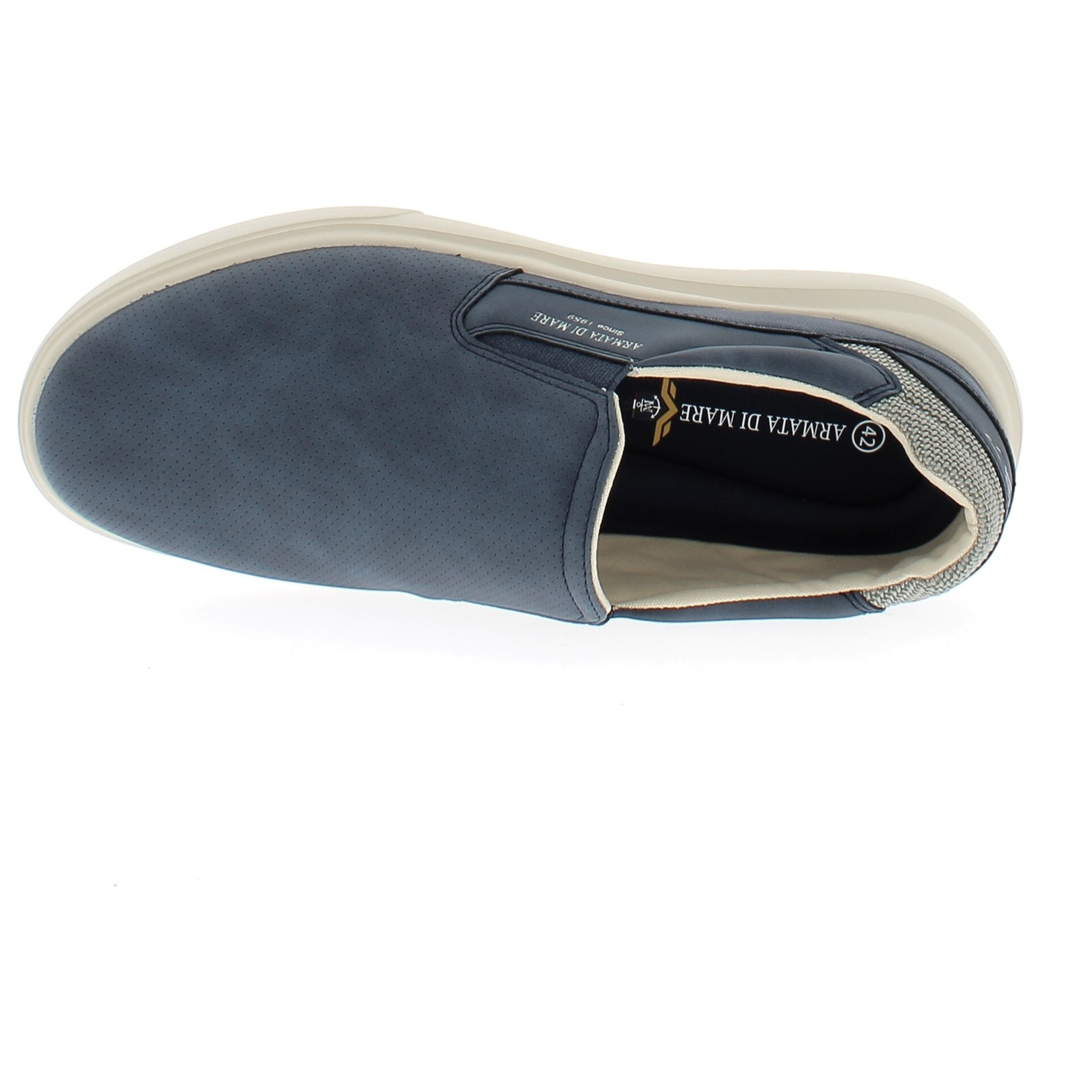 Armata di Mare Scarpe Uomo Slip-On con Soletta Rimovibile in Memory Foam AMU 1D936 Navy