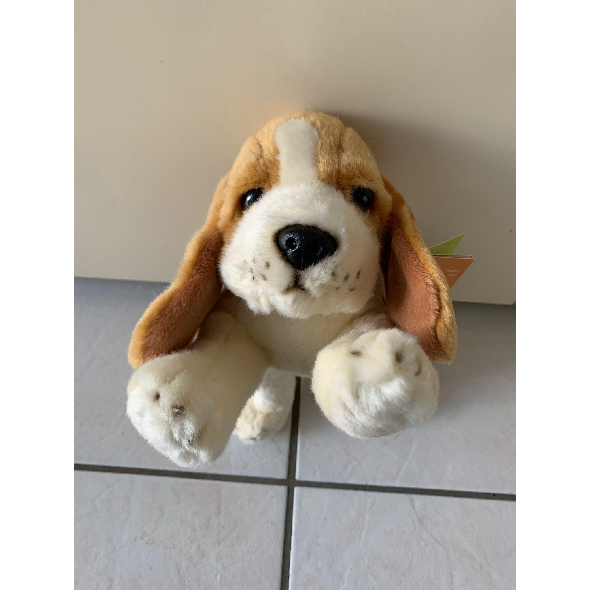 PlayTime 452437 - Peluche Cane Beige e Bianco 26 cm