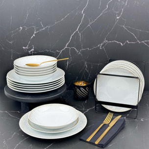 Byblos - Assiette dessert 21 cm (lot de 6)