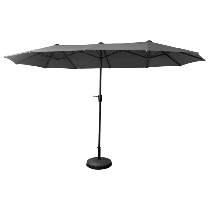 Parasol double LINAI - Gris