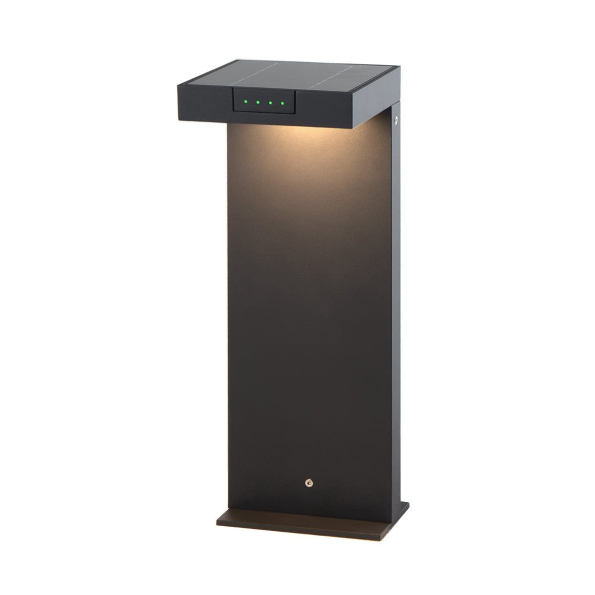 Borne solaire aluminium ALA MINI H40CM