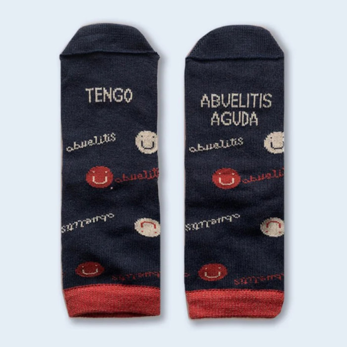 Mini Calcetines "Tengo abuelitis aguda"