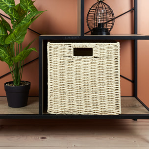Cube De Rangement Tresse Pliable 30x30cm