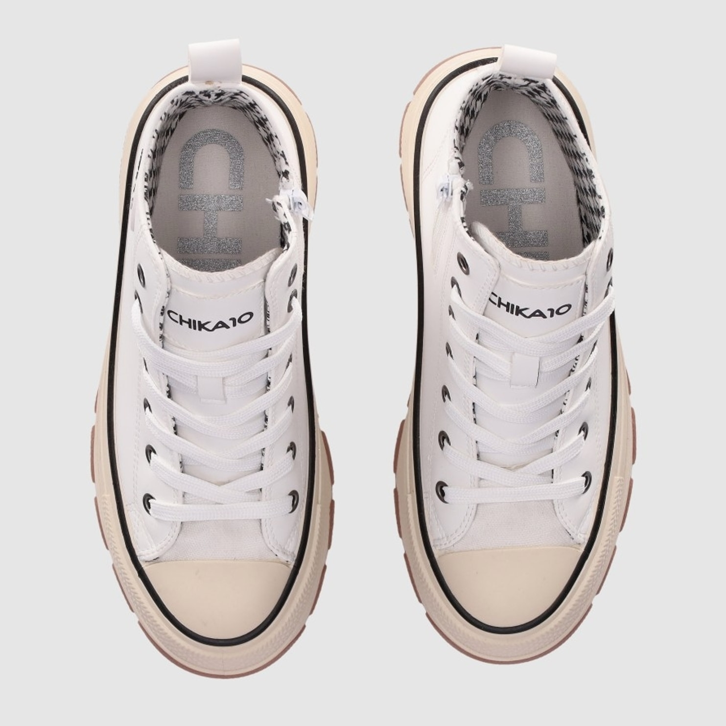 Deportivos - Blanco - Tacón: 5 cm