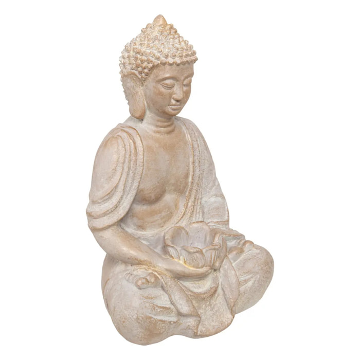 Statuette "Bouddha" assis H39 cm