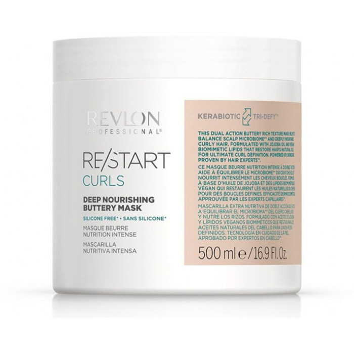 REVLON PROFESSIONAL Restart Curls Deep Nourishing Buttery Mask 500ml