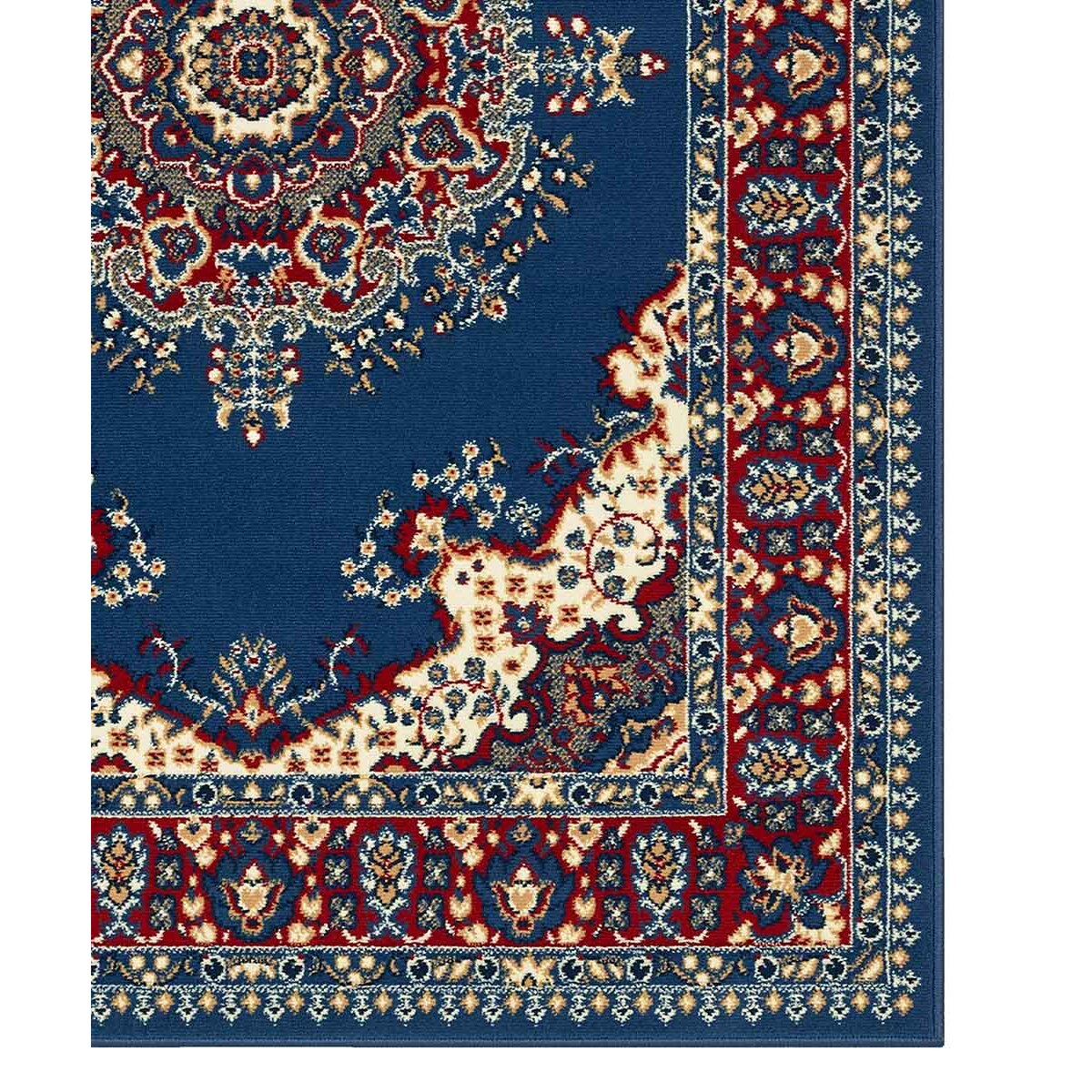 Tappeto Disegno Orientale Classico Azzurro