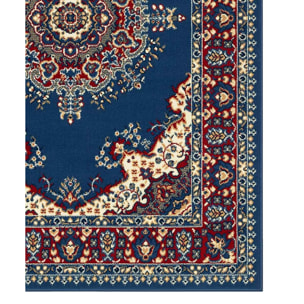 Tappeto Disegno Orientale Classico Azzurro