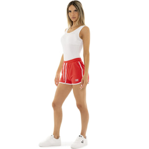 Pantalón corto de mujer Leone Basic de algodón elástico