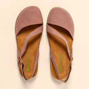 Sandalias N5813 NOBUCK LAVADO MALVA/PANGLAO color Malva