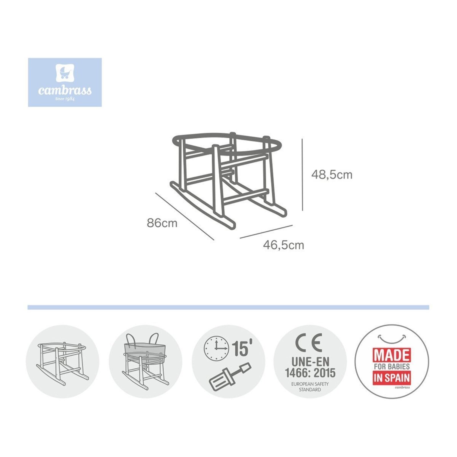 Cambrass Portamoises Madera Balancin Liso E