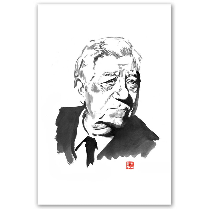 Tableau cinema Jean Gabin Tableau alu Dibond