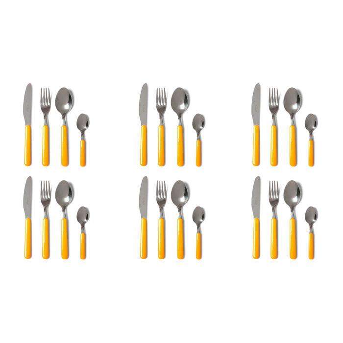 Service 24 couverts Excelsa – Fashion, Acier Jaune