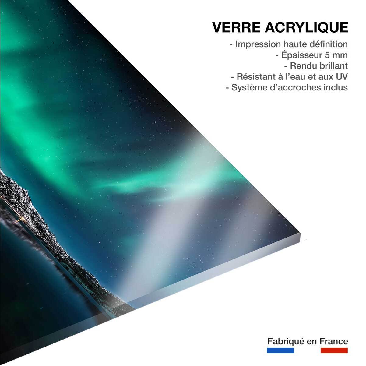 Tableau Lofoten aurora Tableau plexiglas