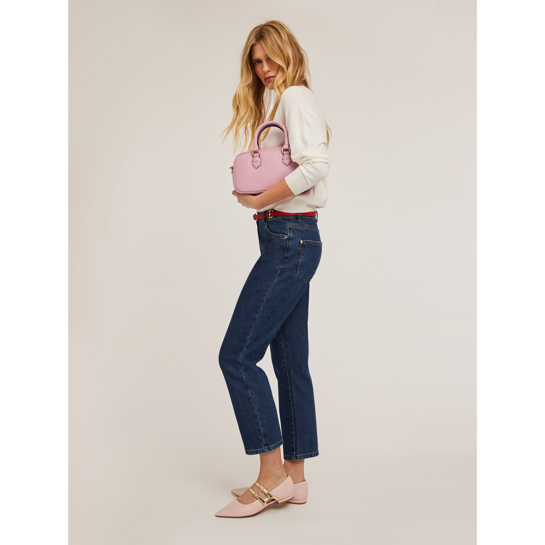 Motivi - Vaqueros mum fit Elsa - Azul