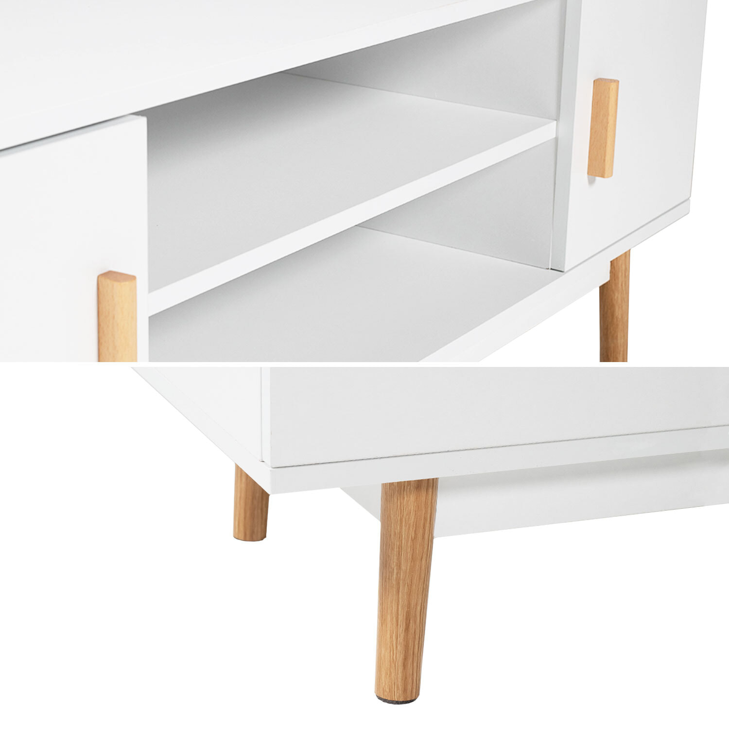 Meuble TV JOEY blanc