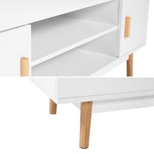 Meuble TV JOEY blanc